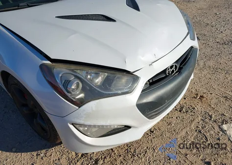 2014 Hyundai Genesis 2.0T R-Spec z USA, uszkodzony, nr VIN KMHHT6KD0EU114489